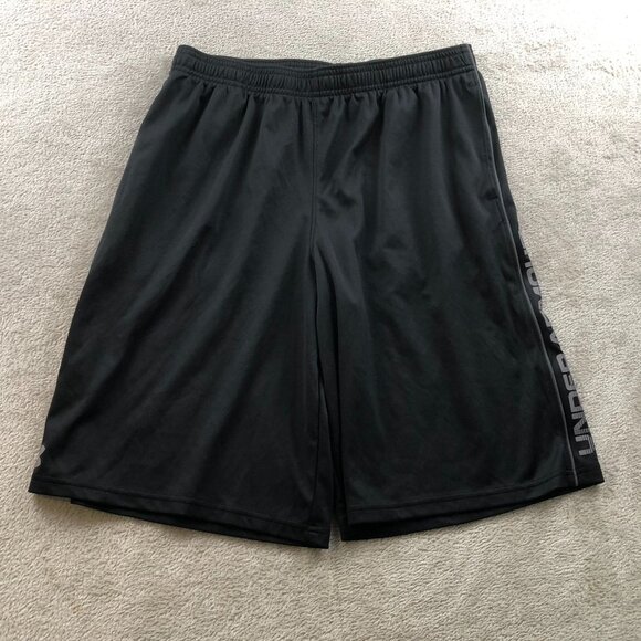 Under Armour Men's 5" Shorts Size XL Loose Fit Activewear Black - Picture 12 of 15